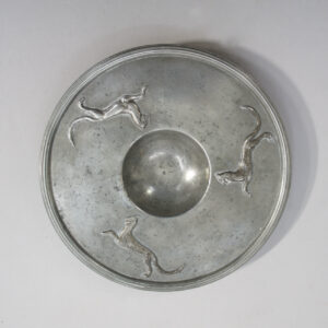 Dish in pewter by Nils Fougstedt for Svenskt Tenn