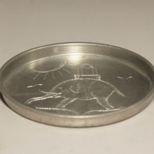 Dish in pewter by Nils Fougstedt for Svenskt Tenn