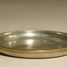 Dish in pewter by Nils Fougstedt for Svenskt Tenn