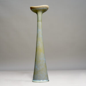 Stig Lindberg for Gustavsberg, Sweden. 1940-50's unique vase in stoneware