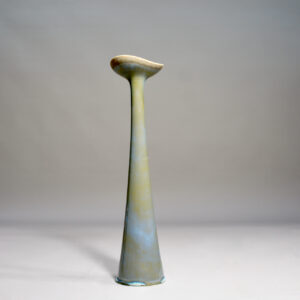 Stig Lindberg for Gustavsberg, Sweden. 1940-50's unique vase in stoneware