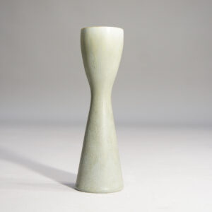 Carl-Harry Stålhane for Rörstrand, Sweden. 1950's vase in stoneware with hare's fur glaze.