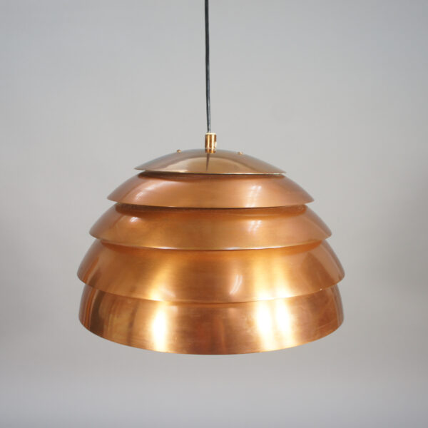 "Lamingo". 1960's ceiling lamp in copper by Torsten Orrling for Hans-Agne Jakobsson