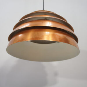 "Lamingo". 1960's ceiling lamp in copper by Torsten Orrling for Hans-Agne Jakobsson