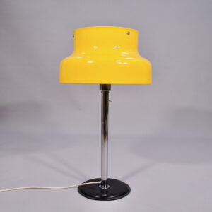 Anders Pehrson for Ateljé Lyktan, Sweden. "Bumling" Desklamp in metal with foot in leather