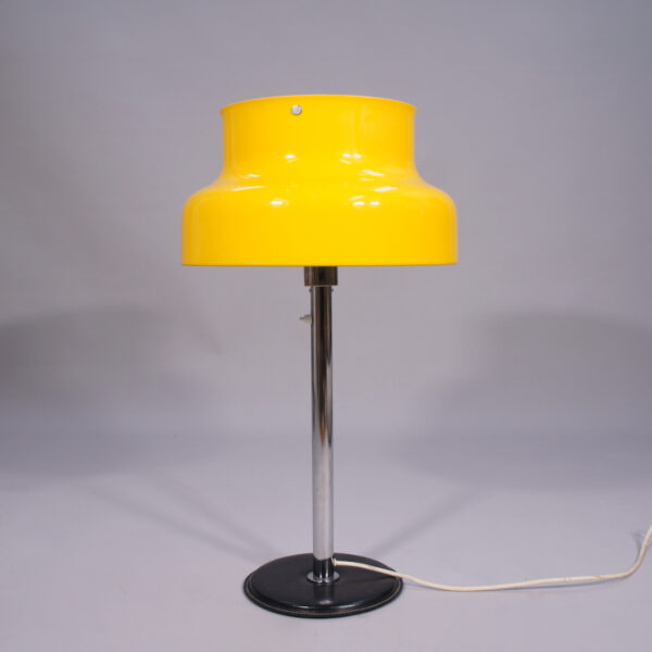 Anders Pehrson for Ateljé Lyktan, Sweden. "Bumling" Desklamp in metal with foot in leather