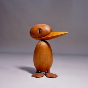 1960's duck in teak by Hans Bolling, Denmark.