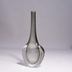 1950's glass vase by Nils Landbergfor Orrefors, Sweden.