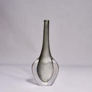 1950's glass vase by Nils Landbergfor Orrefors, Sweden.