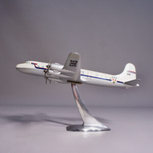 Aircraft model of a SAS DC-6 in metal by Raise Up, Holland.