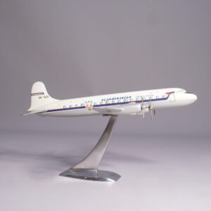 Aircraft model of a SAS DC-6 in metal by Raise Up, Holland.