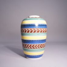 1950's ceramic floor vase by Erik Mornils for Nittsjö, Sweden. Golvvas av Erik Mornils för Nittsjö