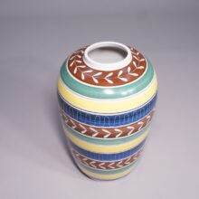 1950's ceramic floor vase by Erik Mornils for Nittsjö, Sweden. Golvvas av Erik Mornils för Nittsjö