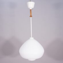 1950-60's ceiling lamp in glass and teak by Hans-Agne Jakobsson Taklampa i glas och teak av Hans-Agne Jakobsson