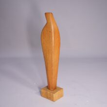 1960's signed sculpture in teak by Hjalmar Ekberg, Sweden.