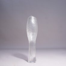 Signed 1950's vase in glass by Timo Wirkkala for Iittala, Finland Signerad glasvas