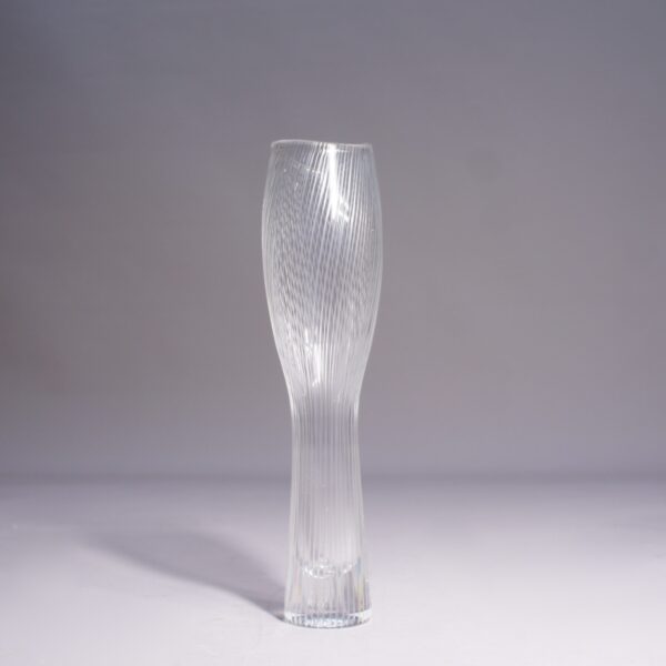 Signed 1950's vase in glass by Timo Wirkkala for Iittala, Finland Signerad glasvas