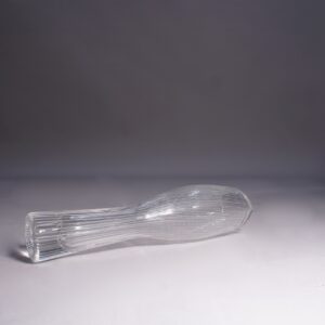 Signed 1950's vase in glass by Timo Wirkkala for Iittala, Finland Signerad glasvas