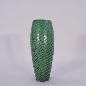 Ingrid Atterberg for Upsala Ekeby, Sweden. "Spira". Decorated vase in ceramic. 1958