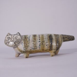 Lisa Larson for Gustavsberg, Sweden. Cat in stoneware 1957