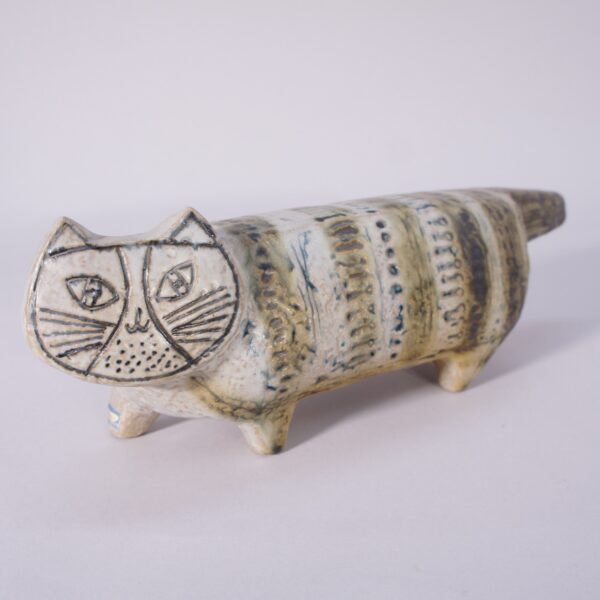 Lisa Larson for Gustavsberg, Sweden. Cat in stoneware 1957