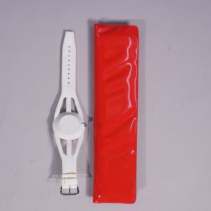 Space age wrist watch by André Le Marquand for Tressa Lux Switzerland. "Space man" 1960's. Never used with original case. In working condition.