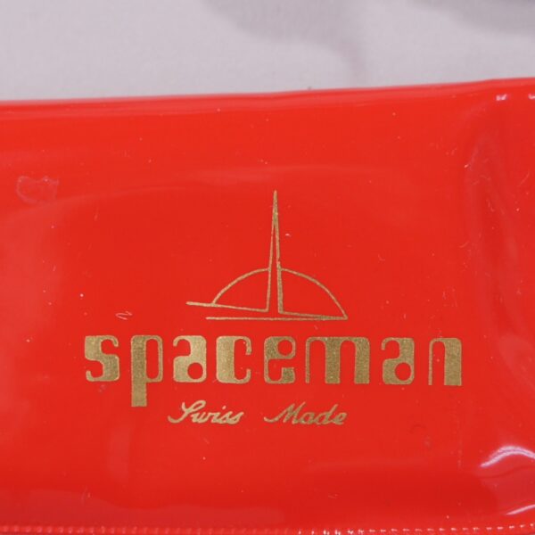 Space age wrist watch by André Le Marquand for Tressa Lux Switzerland. "Space man" 1960's. Never used with original case. In working condition.